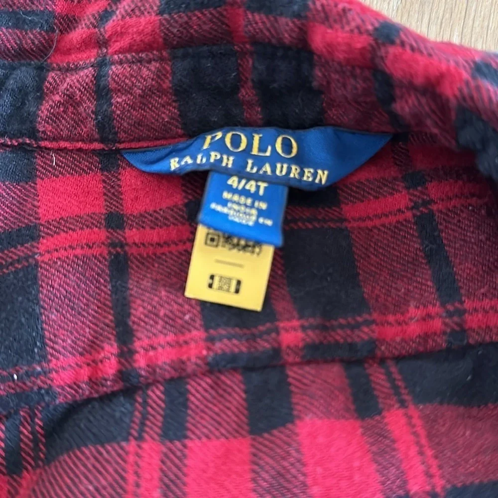 Polo Ralph Lauren 4t flannel dress - Picture 2 of 3